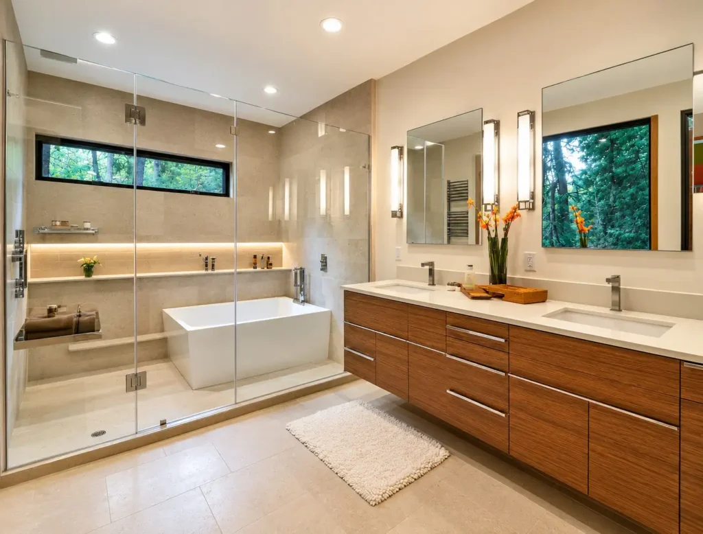 Luxury Bathroom with Elegant Vanity Design